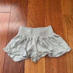 Urban Outfitters Gray Ruffle Shorts